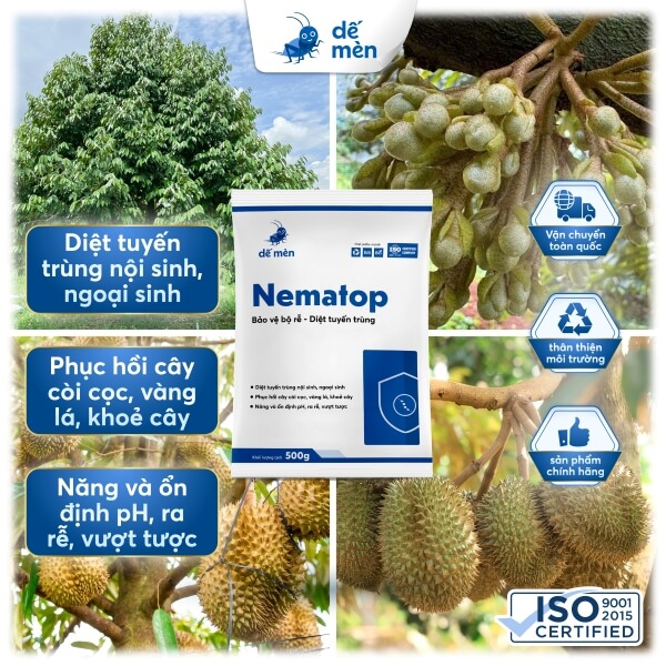 nematop 500g đặc trị tuyến trùng